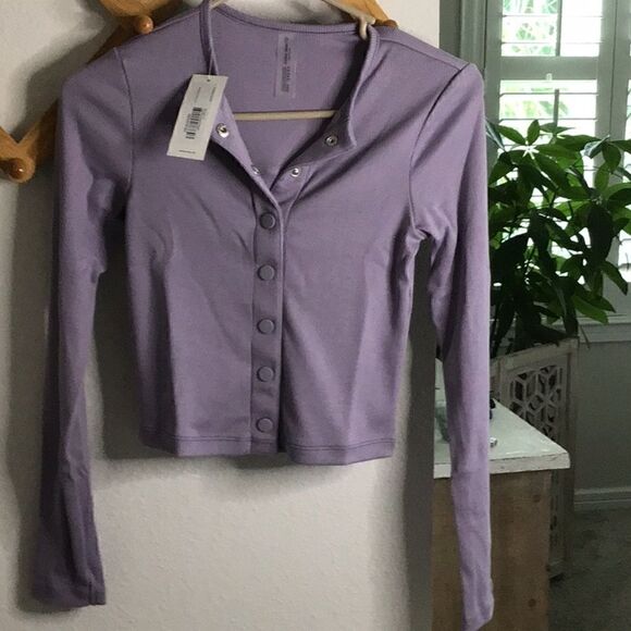 Outdoor Voices CozyRib Cropped Cardigan NWT - Picture 3 of 6